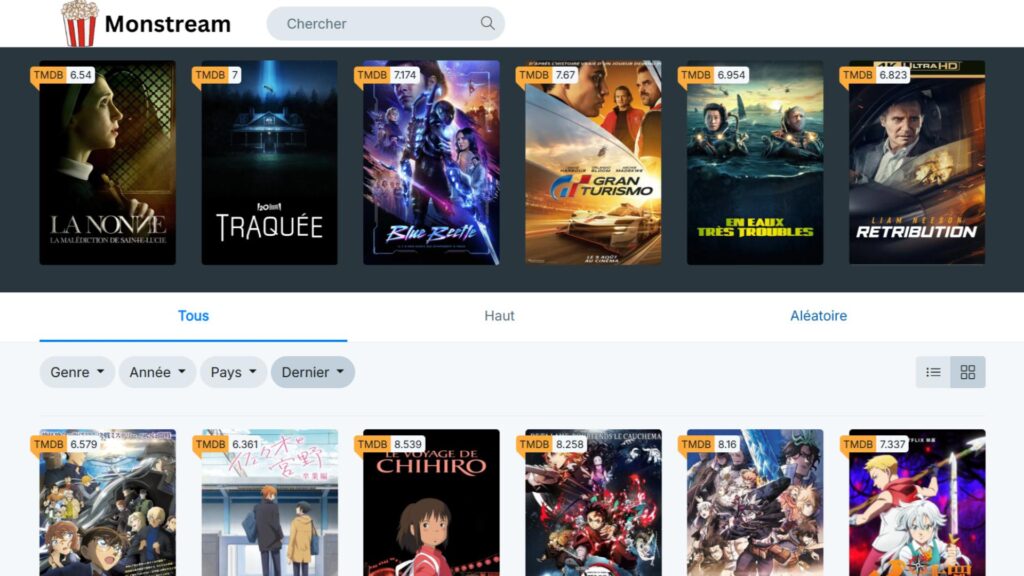 Quelle est la nouvelle adresse Monstream ?