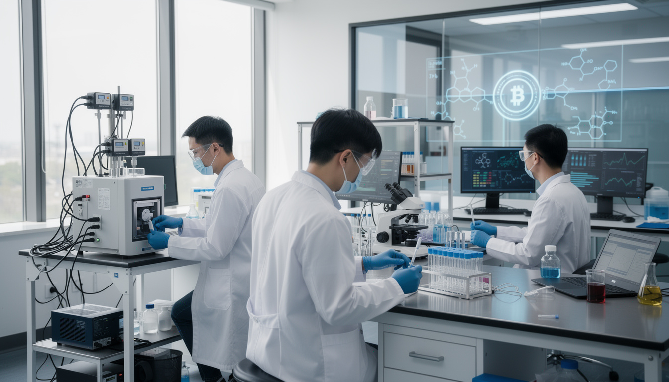 Gros boom des labos de peptides financés par la crypto en Chine