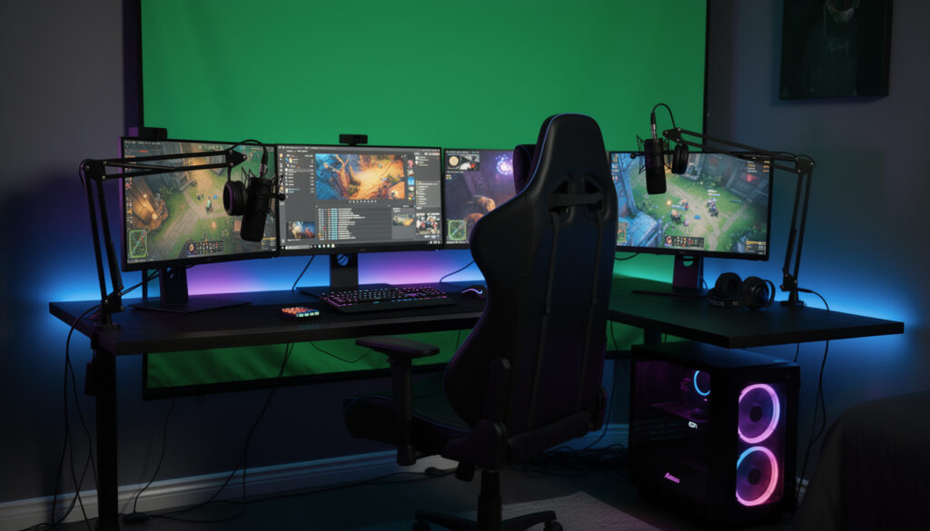Les setups des streamers e-sport les plus populaires