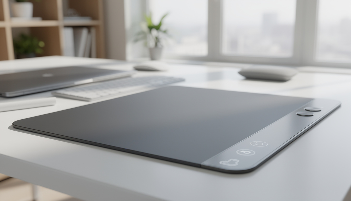 découvrez un tapis de souris tactile innovant qui organise votre bureau et réduit le désordre, une invention qui étonne les utilisateurs de reddit qui se demandent pourquoi elle n'existe pas encore.