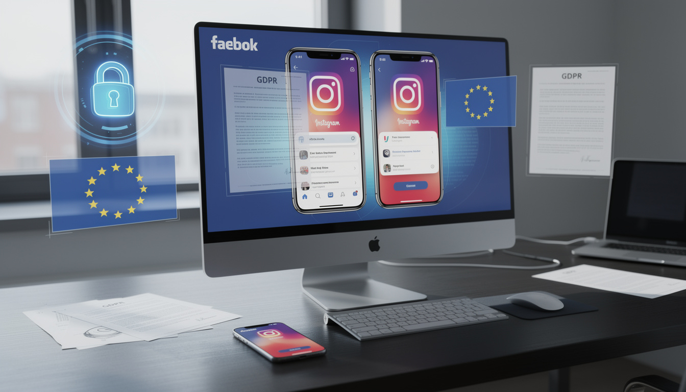 l'union européenne qualifie d'illégale la conception 'addictive' utilisée par facebook et instagram, soulignant les dangers pour les utilisateurs.
