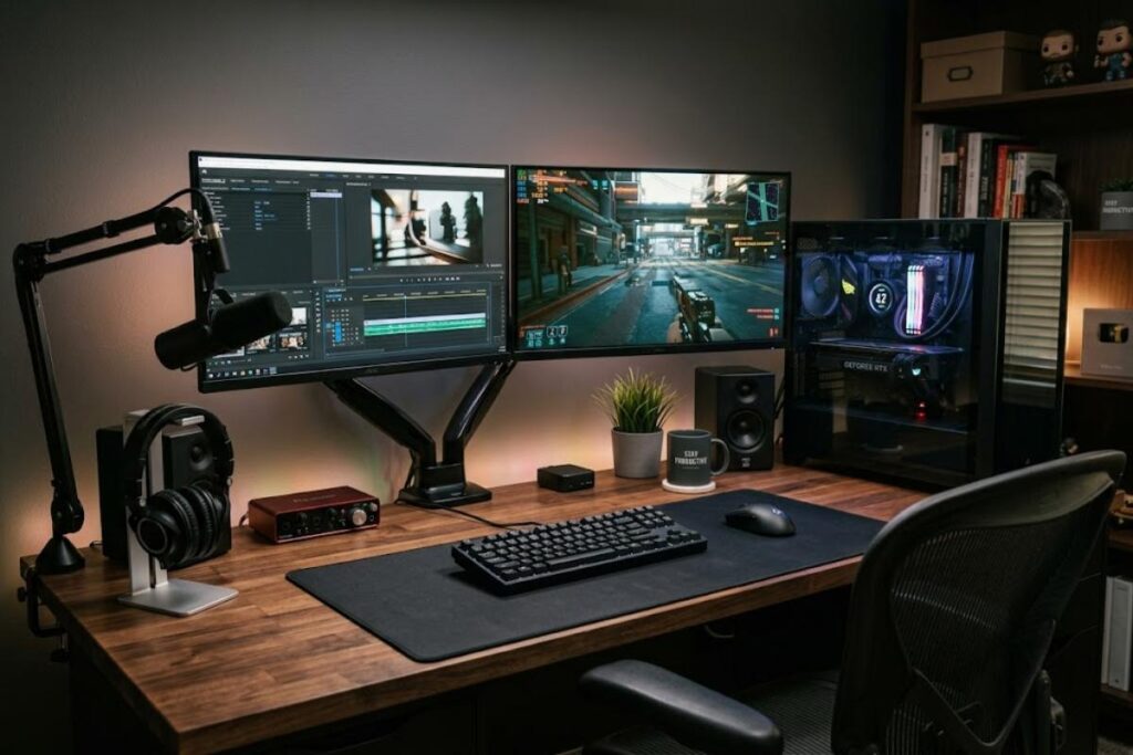 Meilleurs setups pour gamers et créateurs