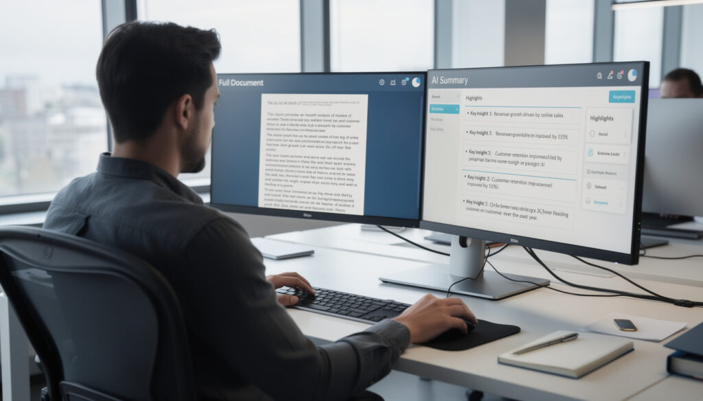 découvrez comment ces outils d'intelligence artificielle peuvent résumer efficacement vos documents en quelques secondes, optimisant ainsi votre temps et productivité.