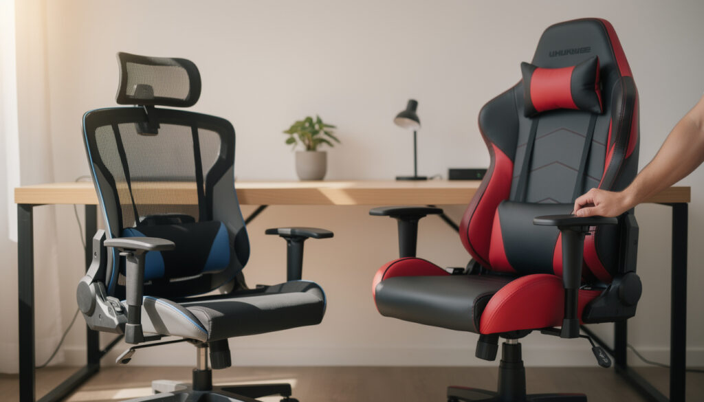 découvrez si les fauteuils ergonomiques surpassent les chaises gaming en termes de confort, de santé et de performance pour choisir l'assise idéale.