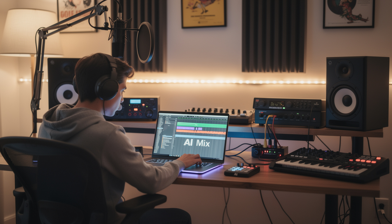 découvrez le top 5 des logiciels d'intelligence artificielle pour créer facilement de la musique et des effets sonores de qualité professionnelle.