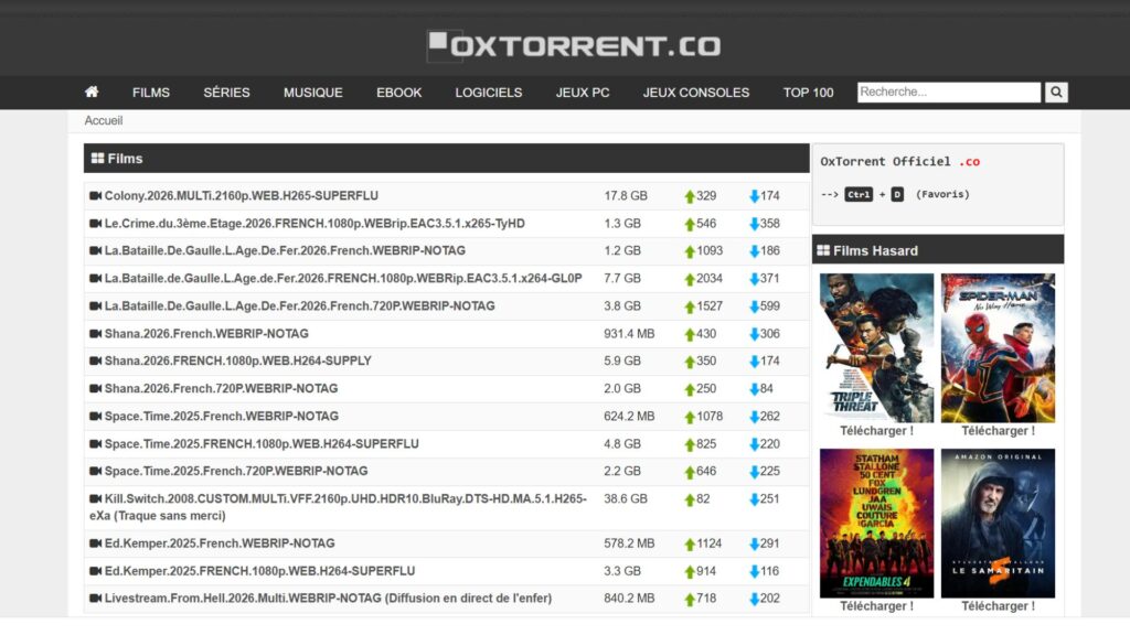 OxTorrent: Découvrez l’URL, les risques et les alternatives légales