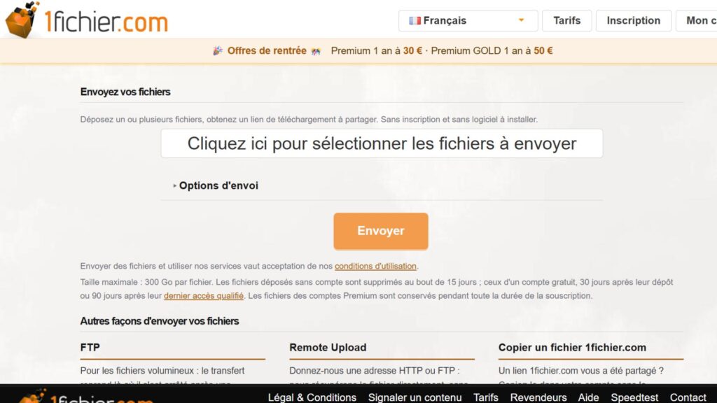 1Fichier : Tout savoir sur l’hébergeur de fichiers français en 2026