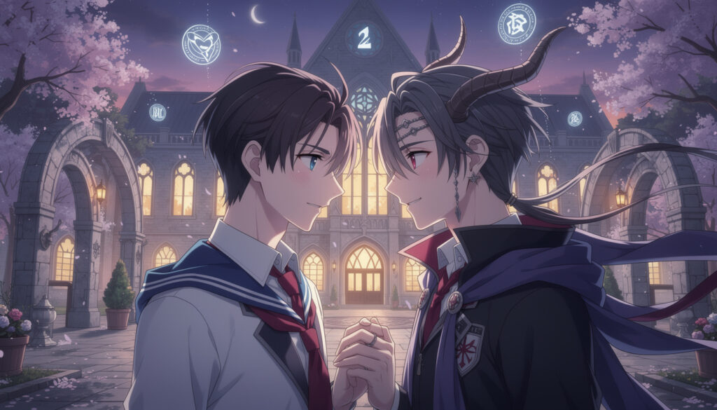 découvrez l'adaptation en 'motion comic' du manga bl « refaire ma jeunesse dans un autre monde - le dieu de la mort est mon admirateur », diffusée à la télévision, mêlant romance et fantasy.