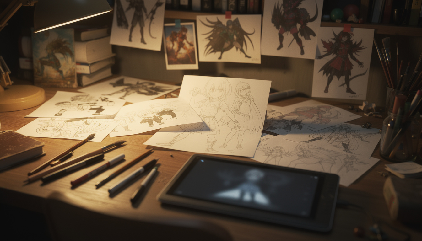 découvrez les secrets de la renaissance en gobelin avec l'annonce d'un nouveau casting et des illustrations exclusives des personnages de l'anime.