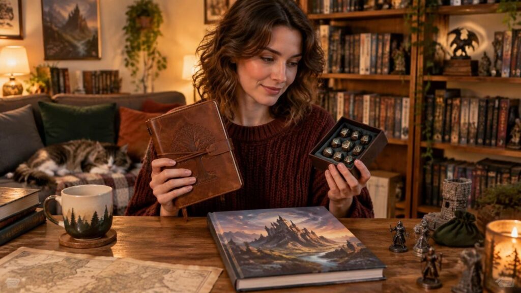 découvrez comment choisir la surprise idéale pour une fan de fantasy et de rpg : idées de cadeaux inspirés de ses univers, héros et aventures préférés.