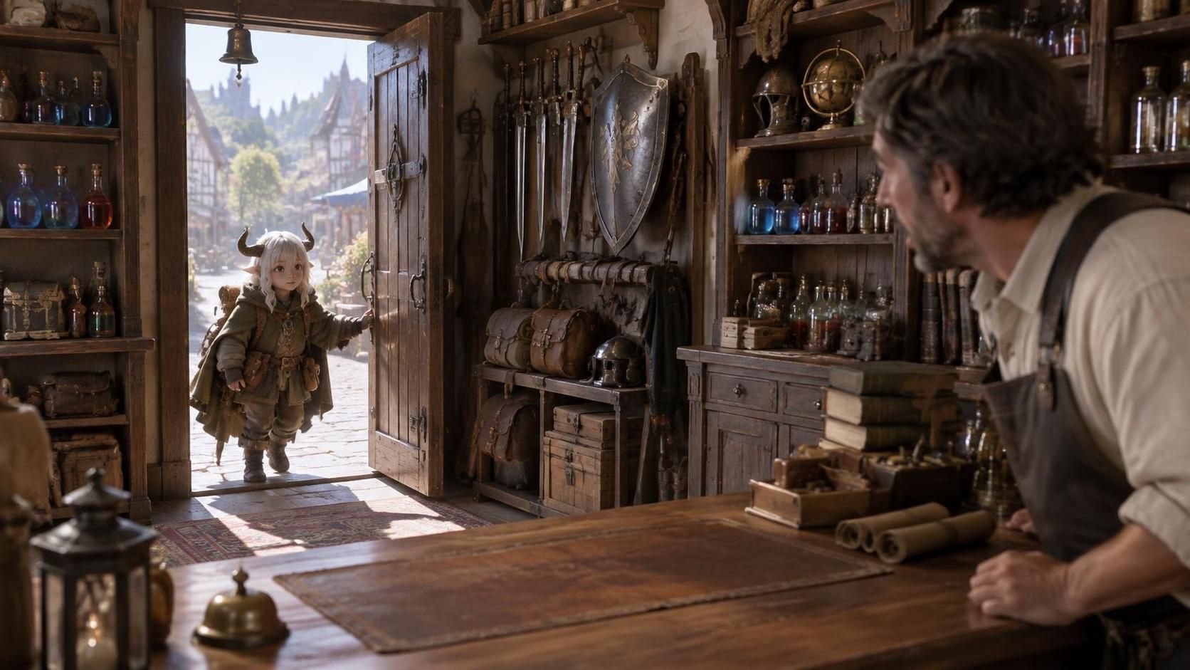 la deuxième bande-annonce de « la boutique de départ du jeune seigneur démon » dévoile de nouveaux membres du casting et confirme une sortie en janvier.
